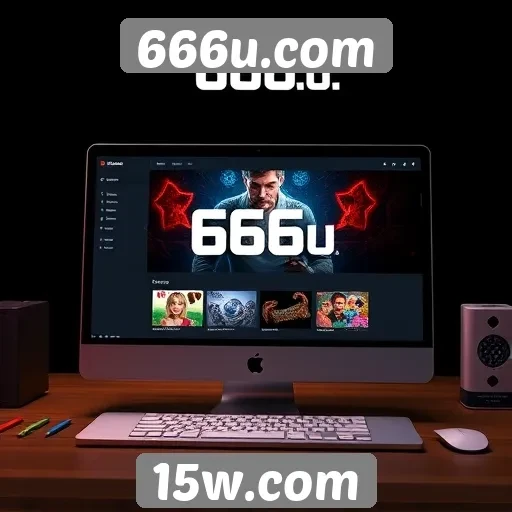 Análise da interface do usuário do site 666u.com